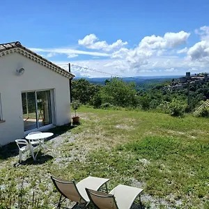 Hébergement de vacances Les Mimosas - 2 à 4 Personnes - Vue Imprenable, Largentière